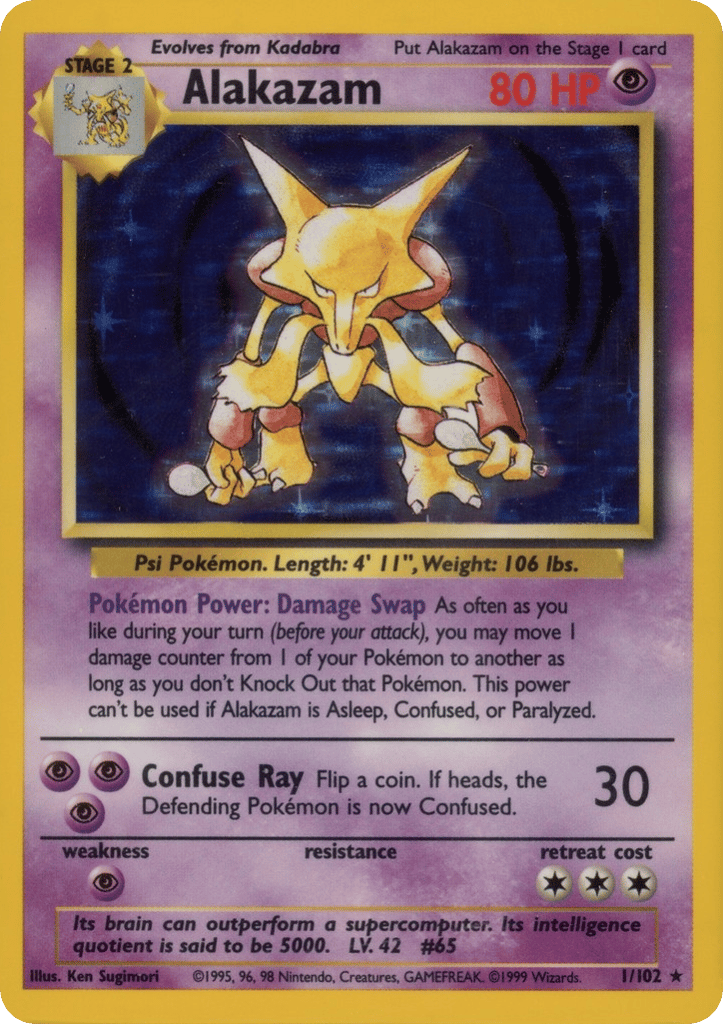 Alakazam card scan
