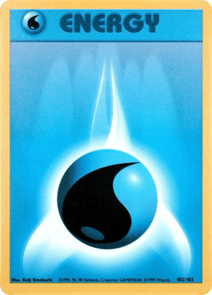 Water Energy card scan