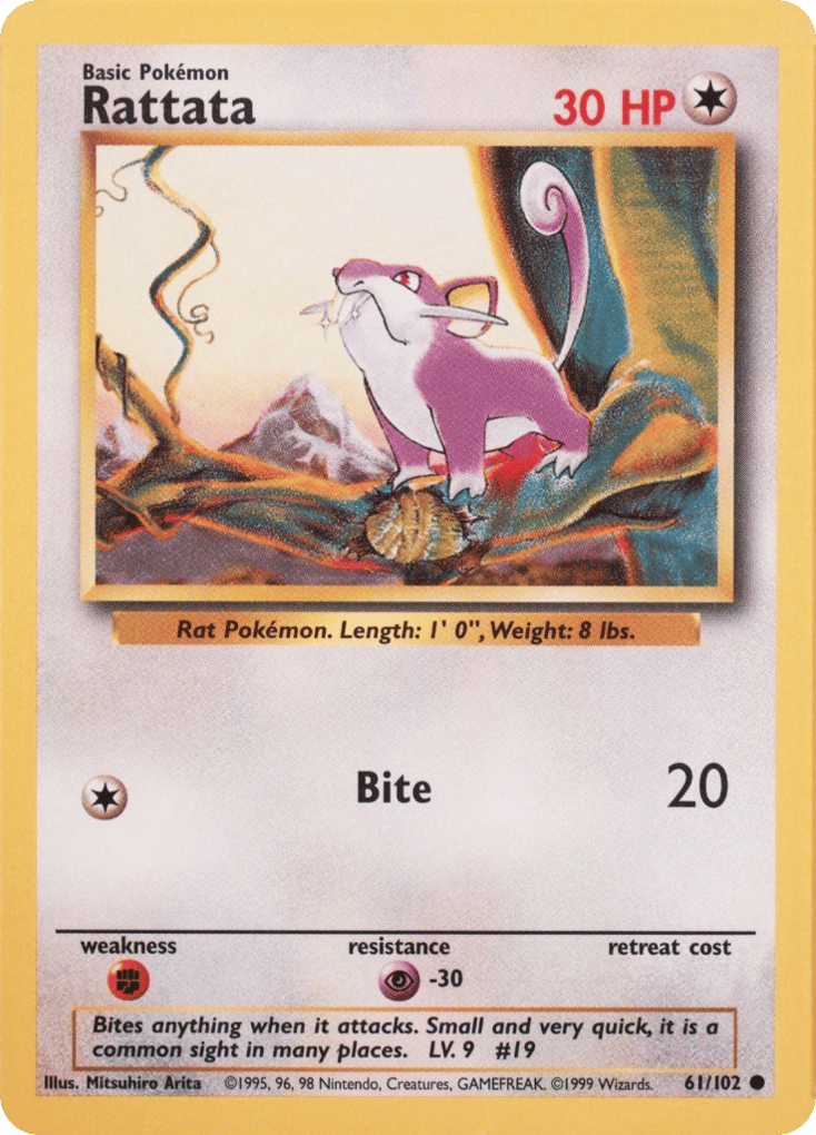 Rattata card scan