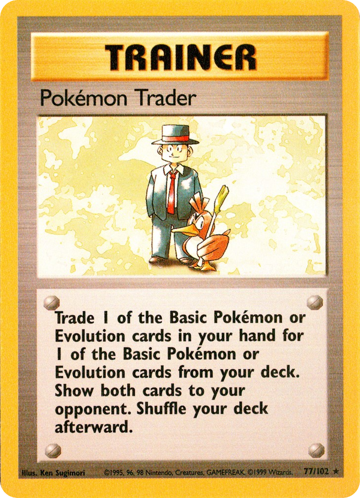 Pokémon Trader card scan