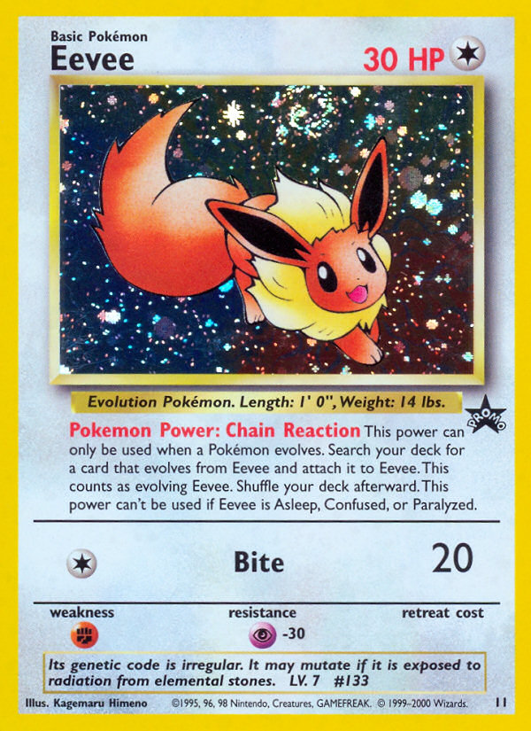 Eevee card scan