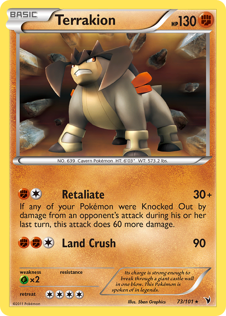 Terrakion card scan