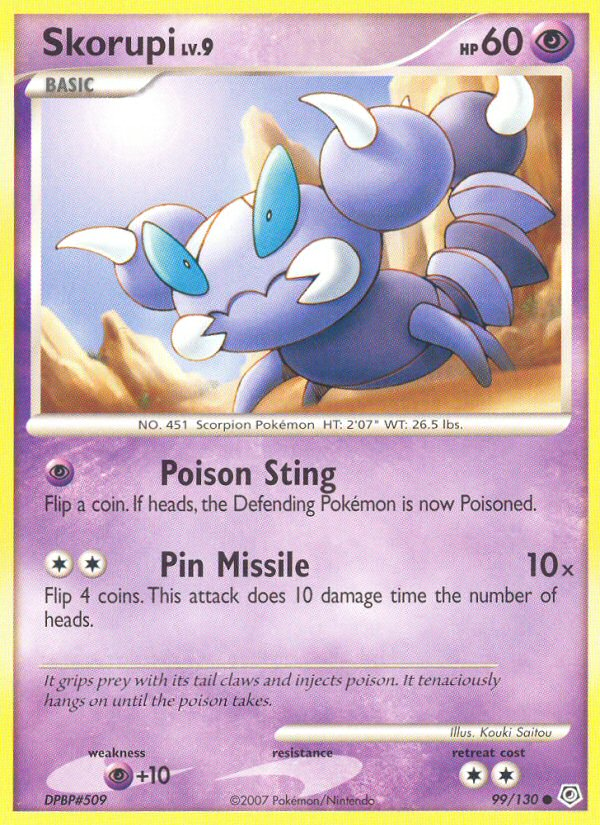 Skorupi card scan