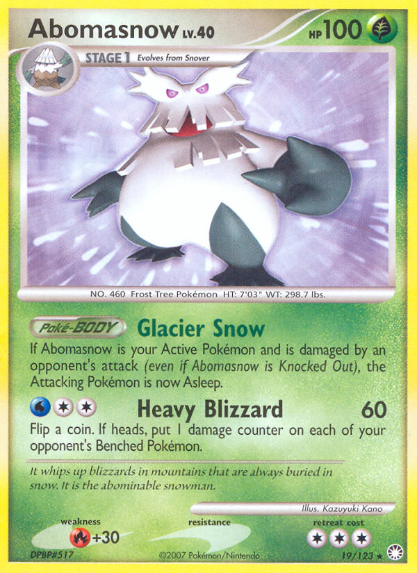 Abomasnow card scan