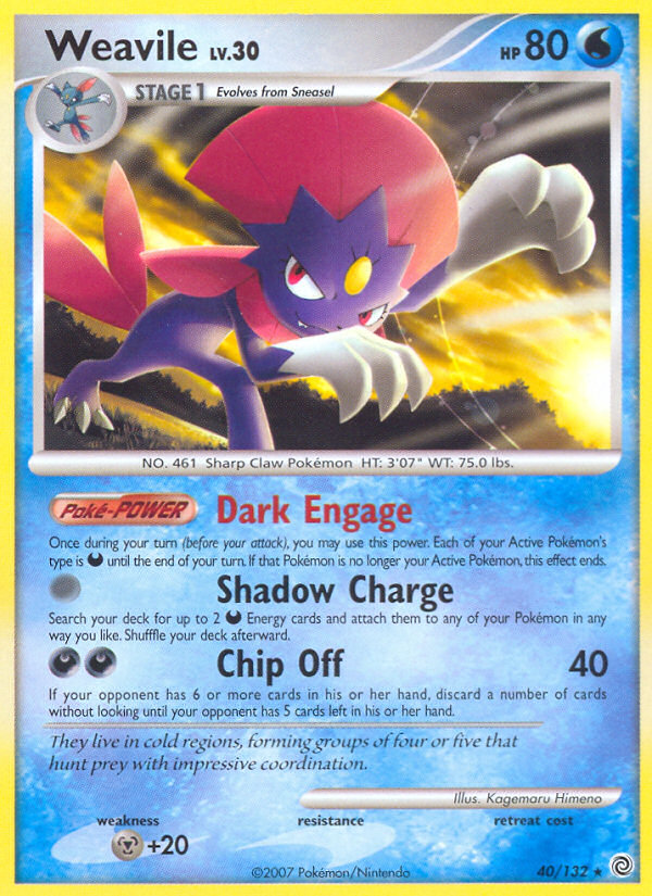 Weavile card scan