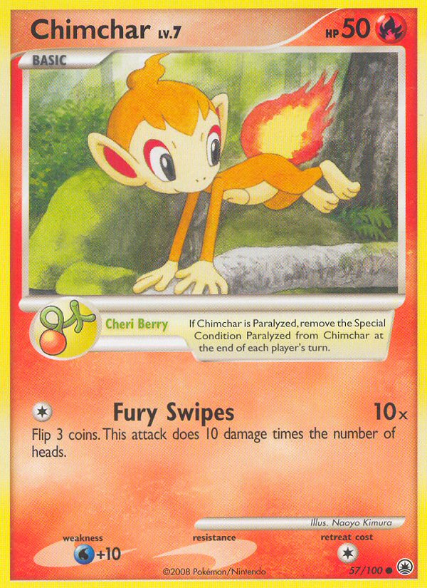 Chimchar card scan