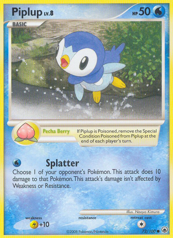Piplup card scan