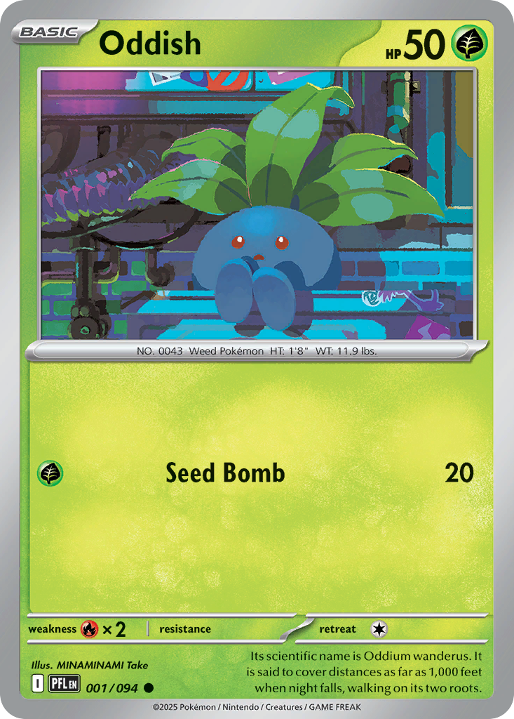 Oddish card scan