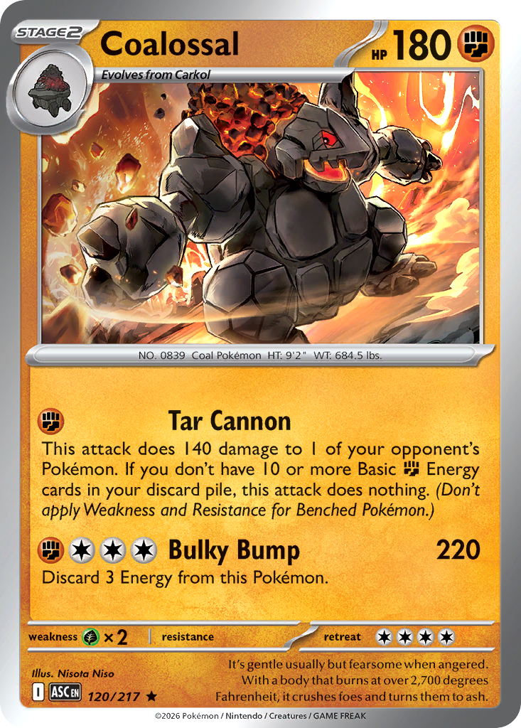 Coalossal card scan