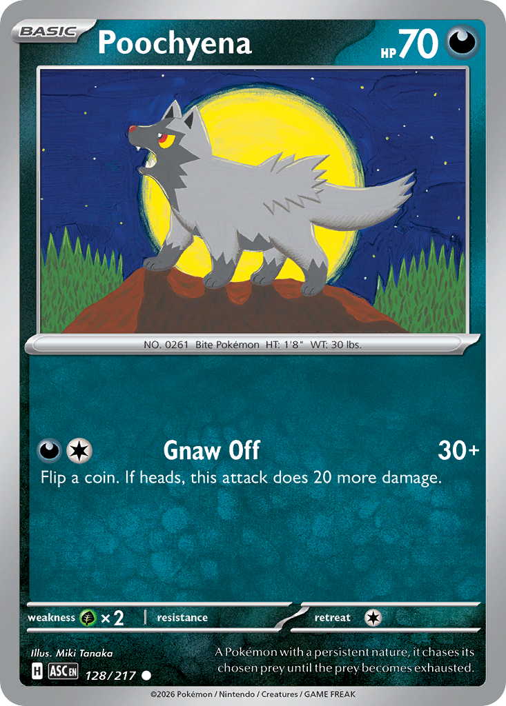 Poochyena card scan
