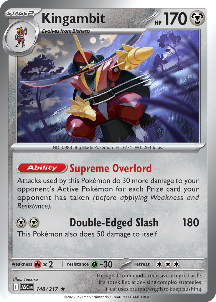 Kingambit card scan