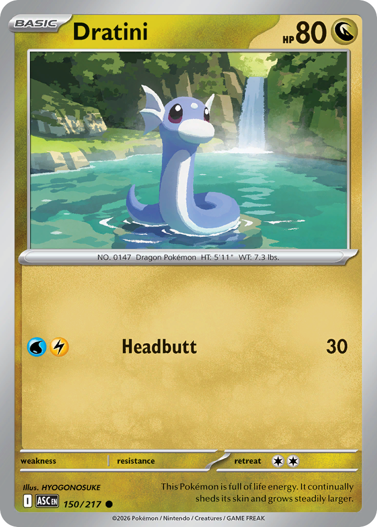 Dratini card scan