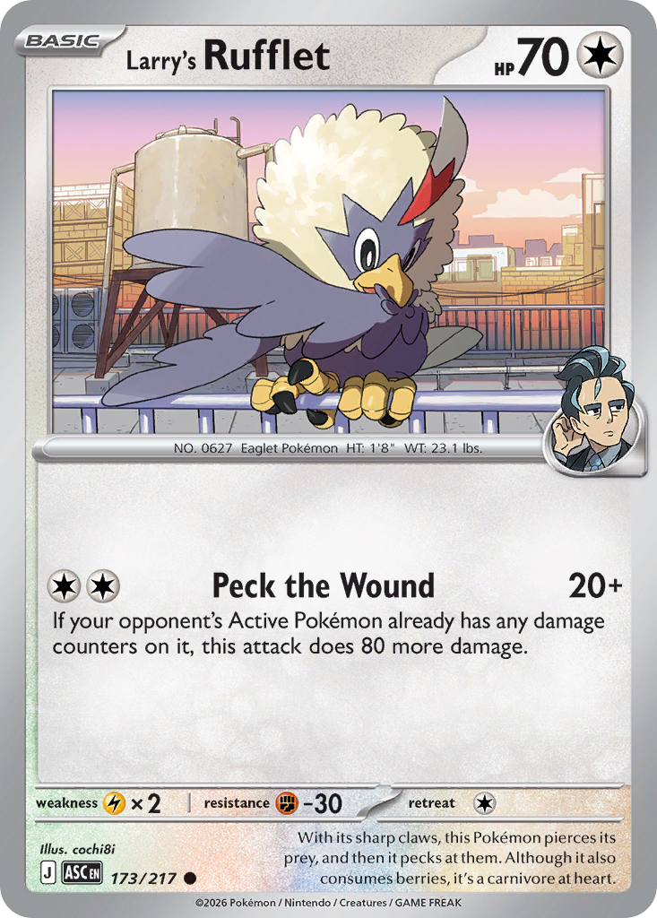 Larry's Rufflet card scan