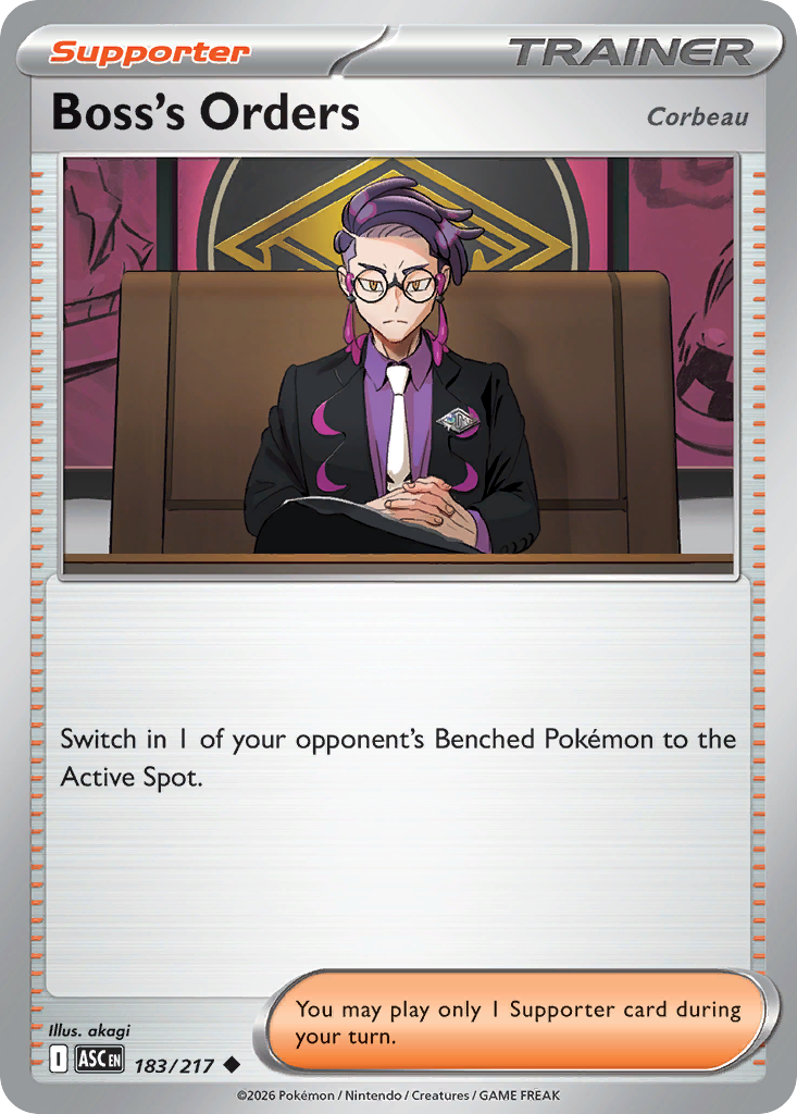 Boss's Orders card scan