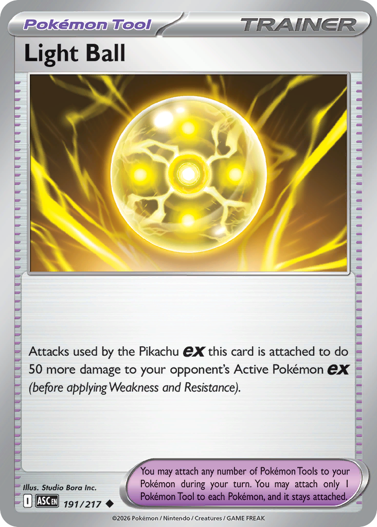 Light Ball card scan