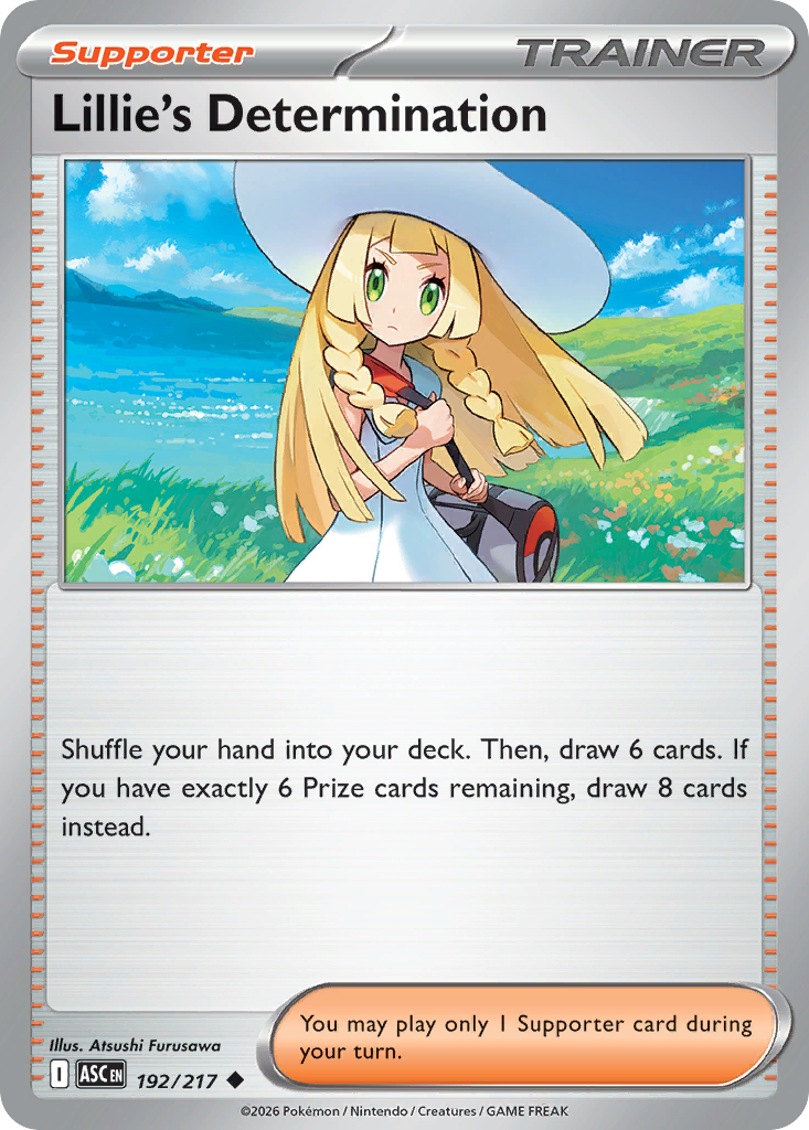 Lillie's Determination card scan