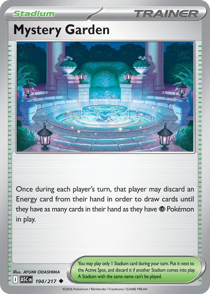 Mystery Garden card scan