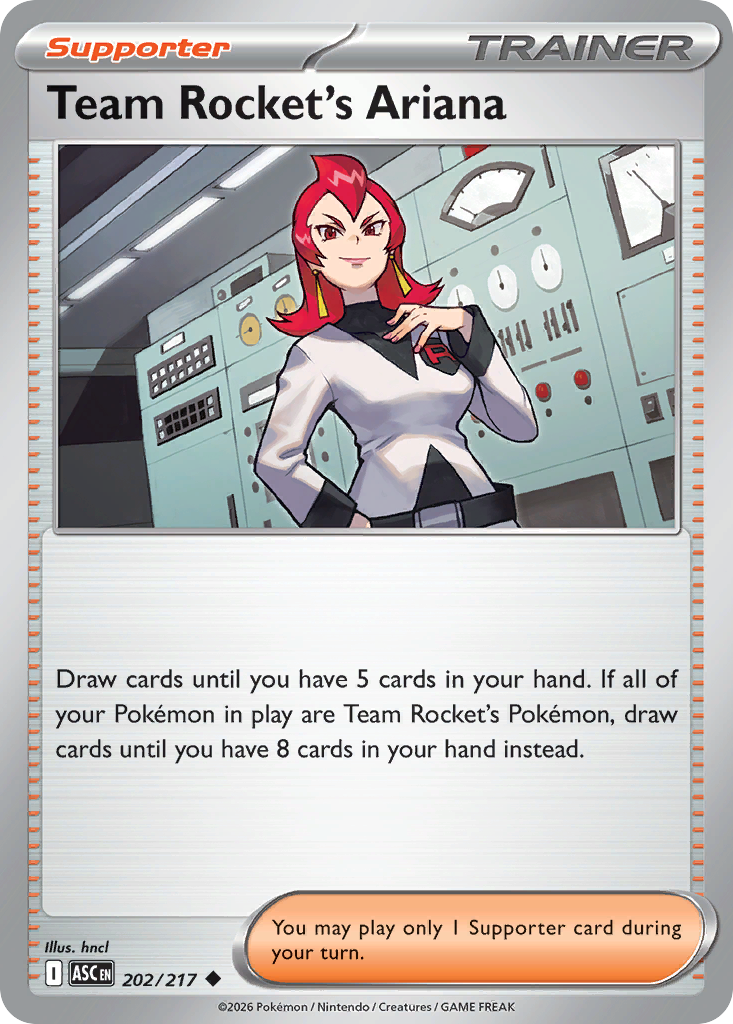 Team Rocket's Ariana card scan