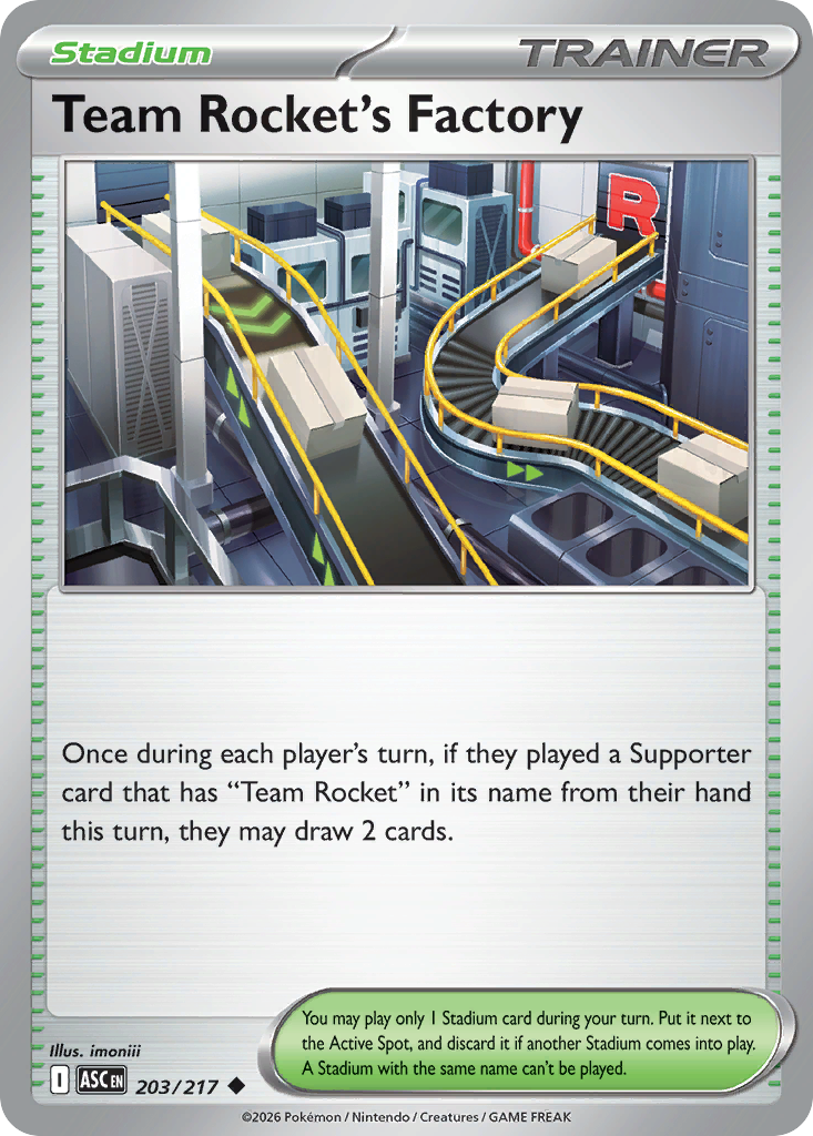 Team Rocket's Factory card scan