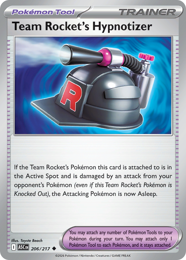 Team Rocket's Hypnotizer card scan