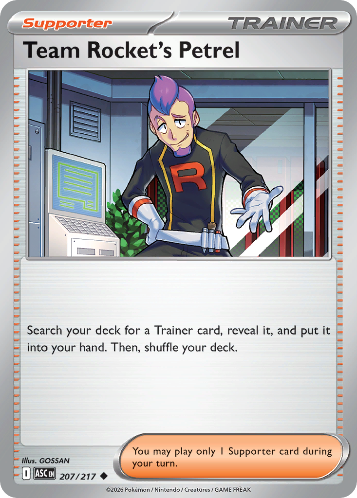 Team Rocket's Petrel card scan