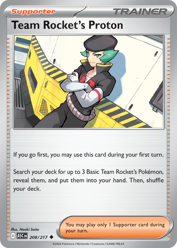 Team Rocket's Proton card scan