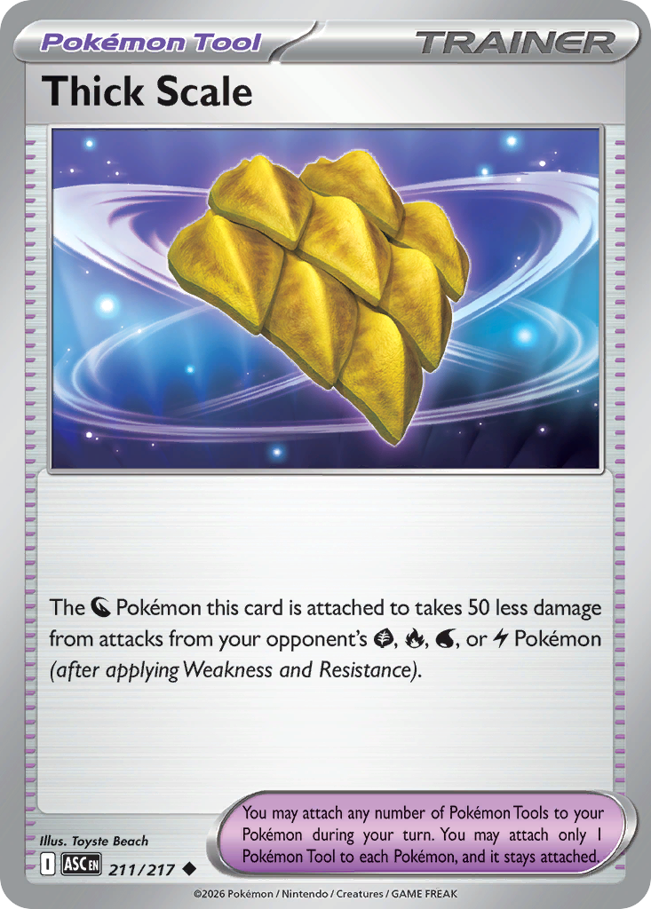 Thick Scale card scan