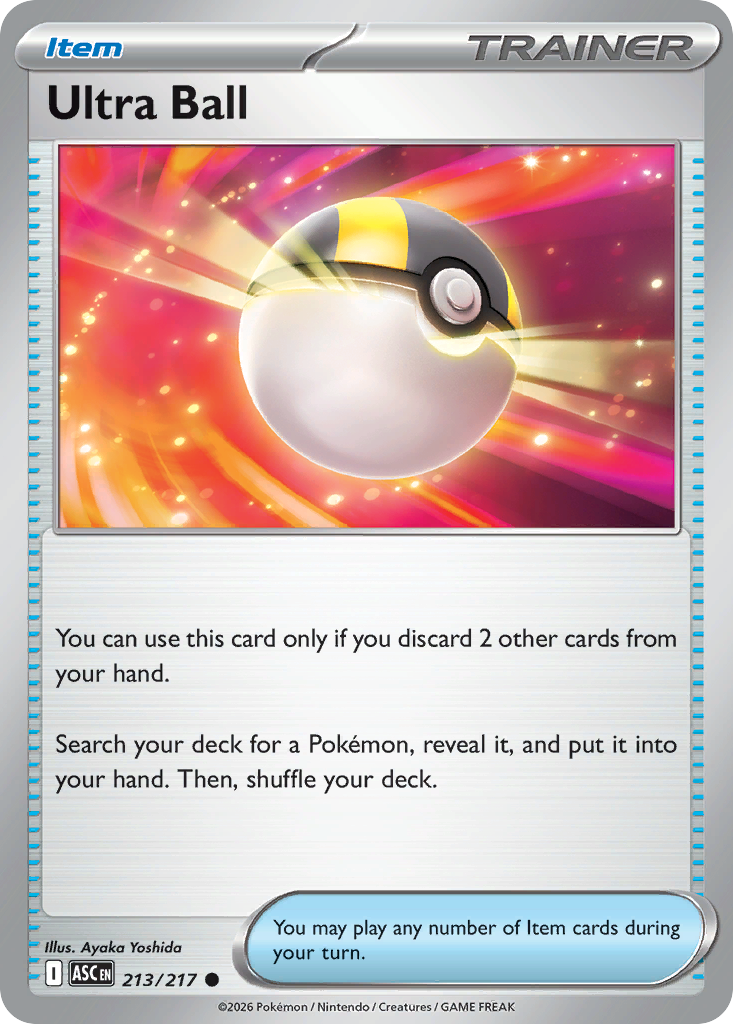 Ultra Ball card scan