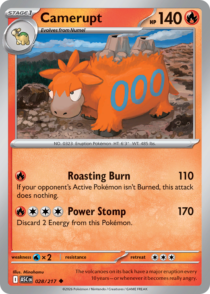 Camerupt card scan