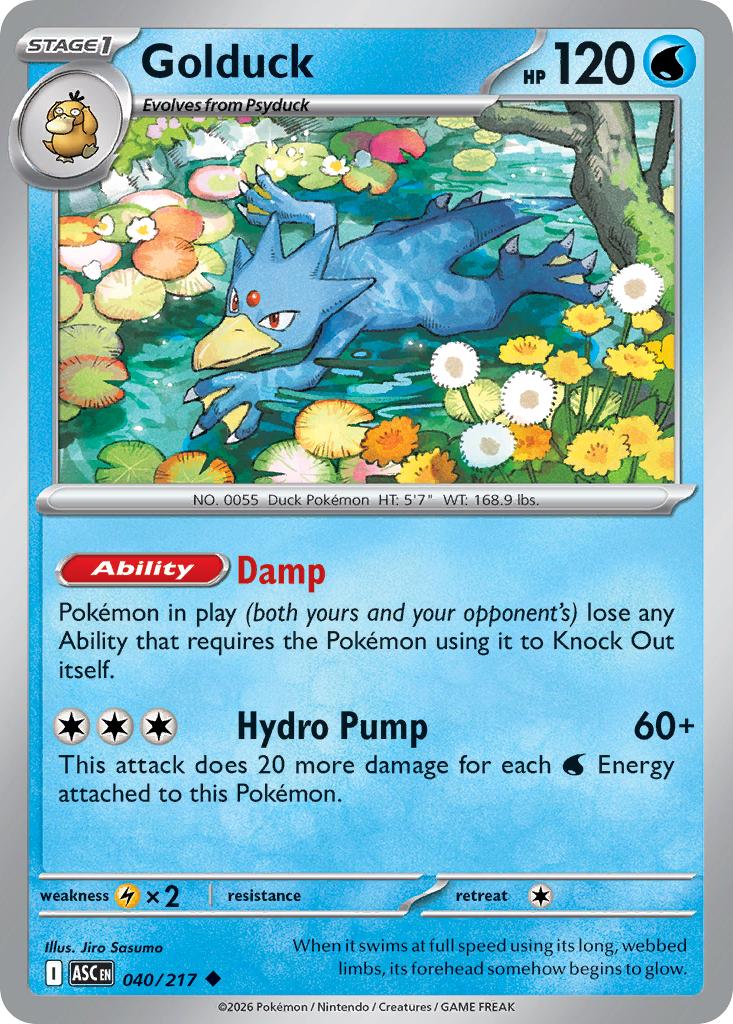 Golduck card scan