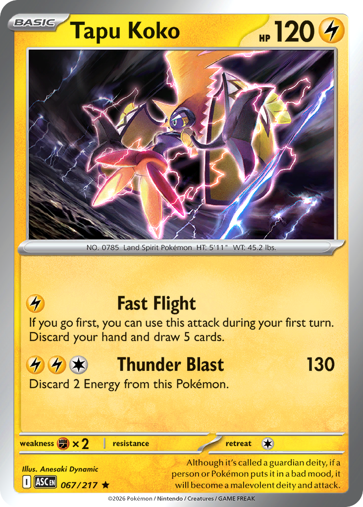 Tapu Koko card scan