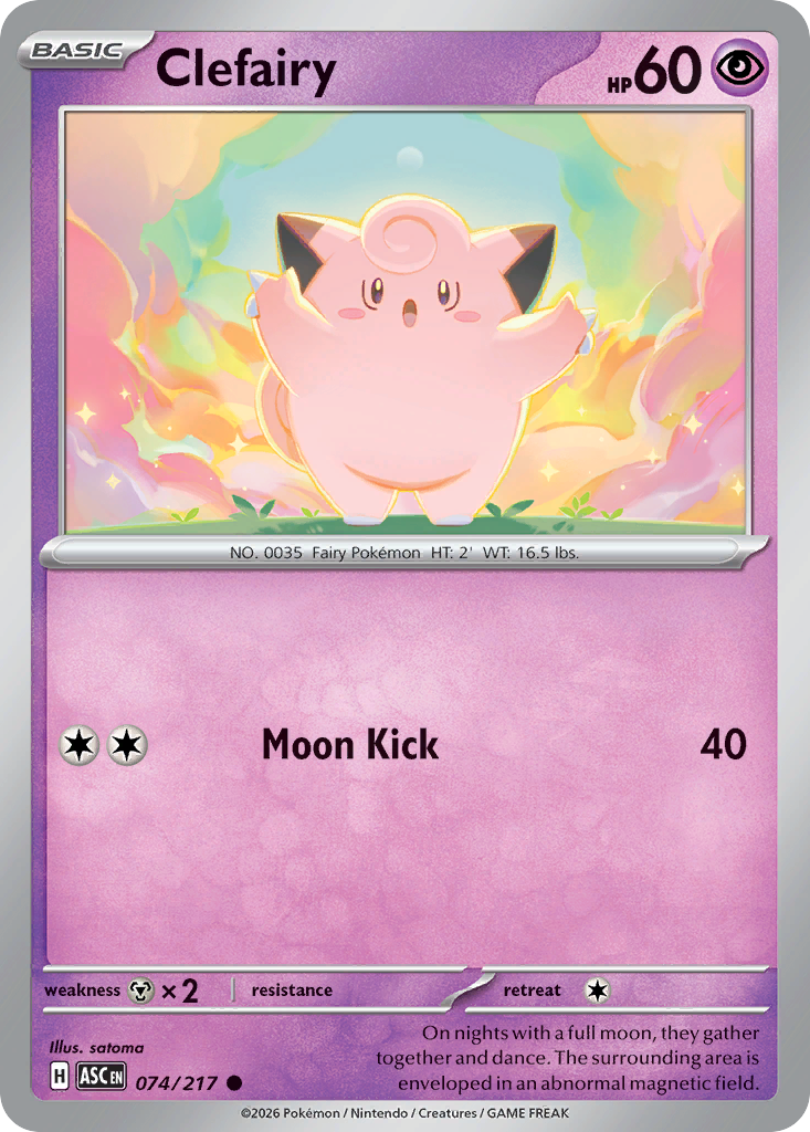 Clefairy card scan
