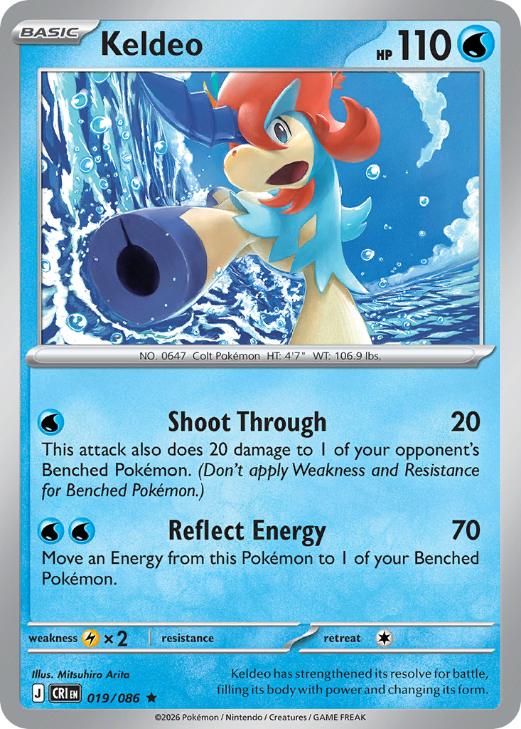 Keldeo card scan