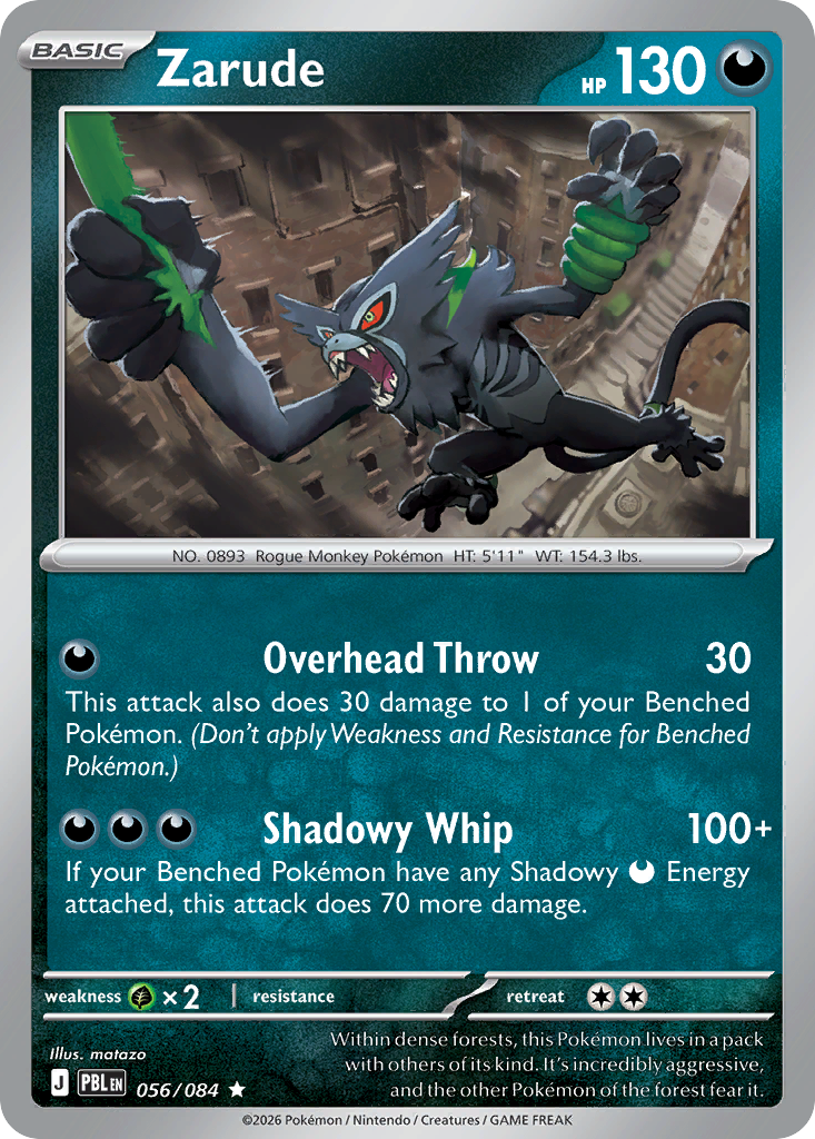 Zarude card scan