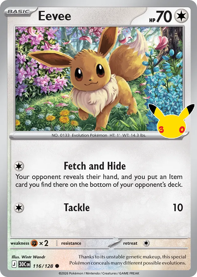 Eevee card scan