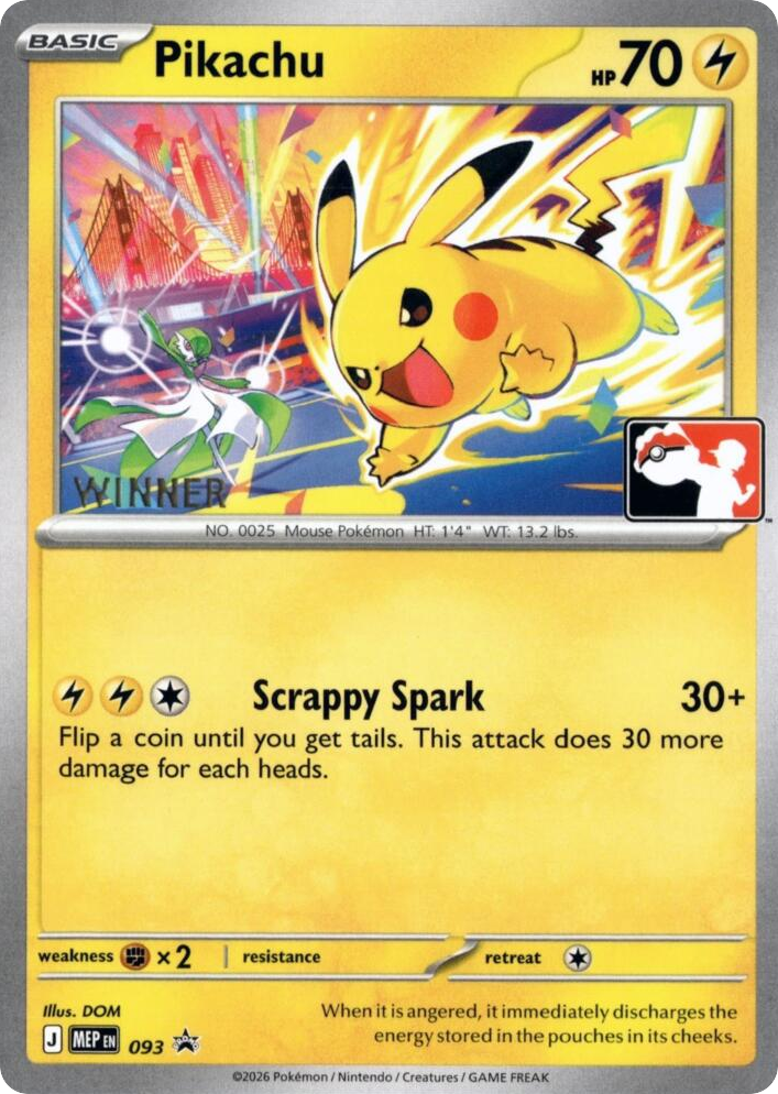 Pikachu card scan