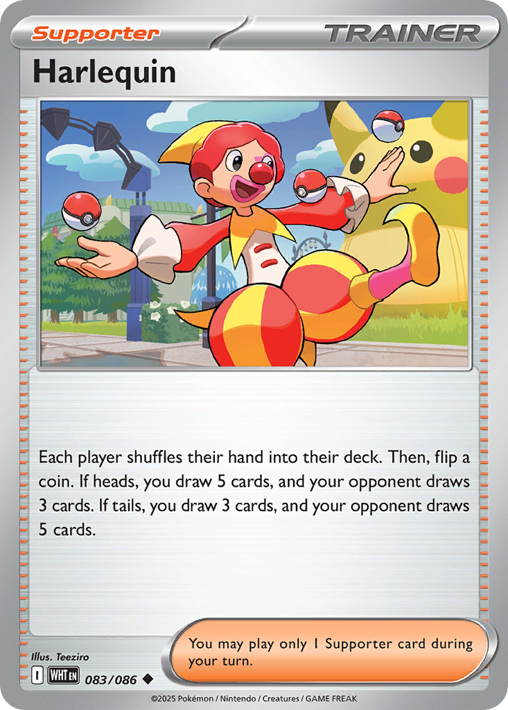 Harlequin card scan