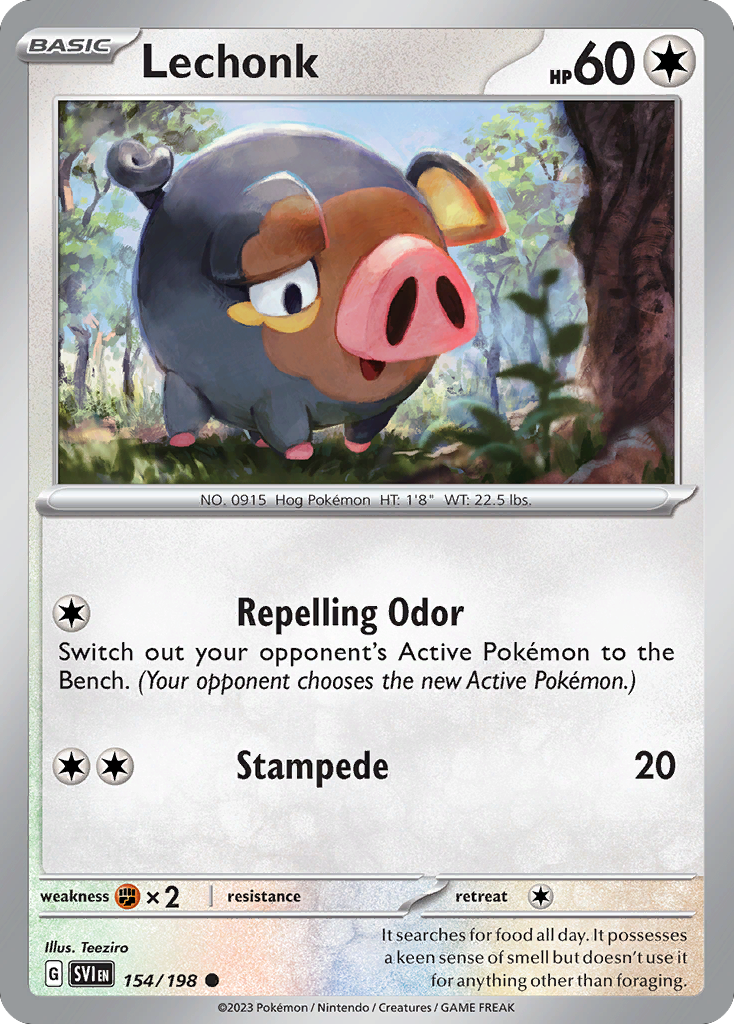 Lechonk card scan