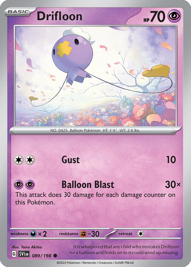 Drifloon card scan
