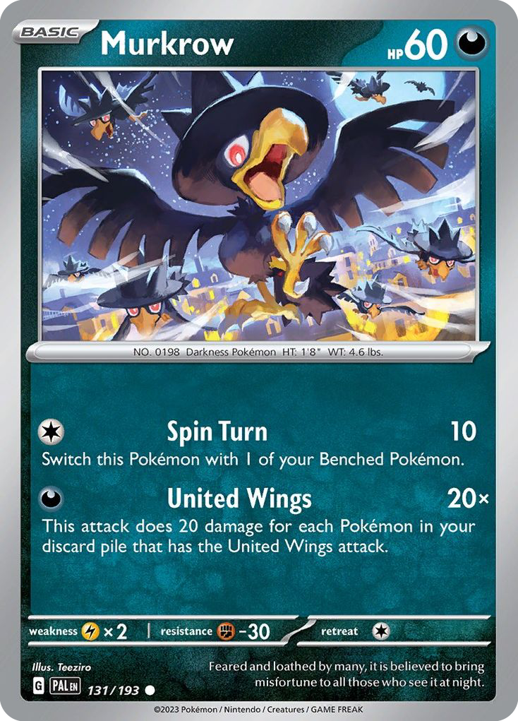 Murkrow card scan