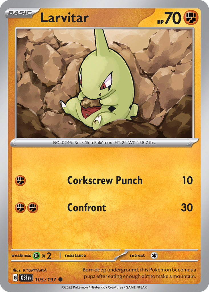 Larvitar card scan
