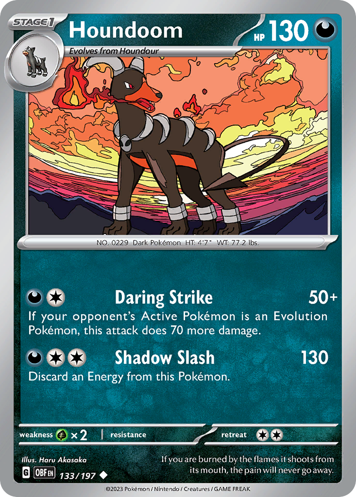 Houndoom card scan