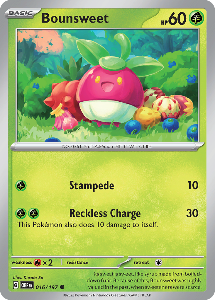 Bounsweet card scan