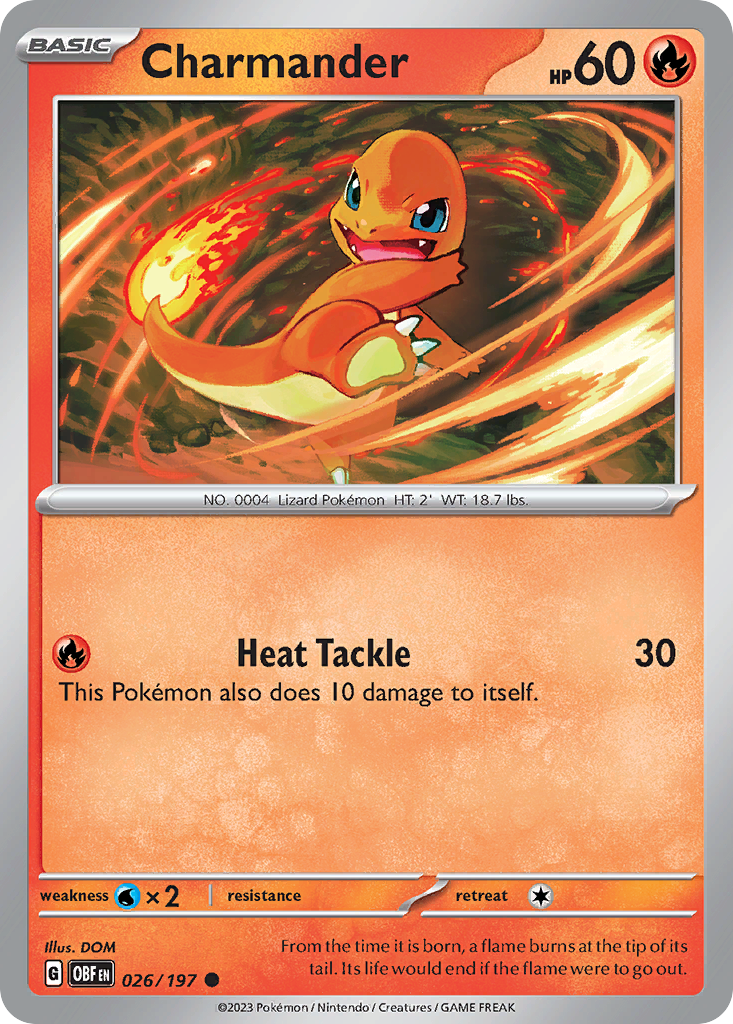 Charmander card scan