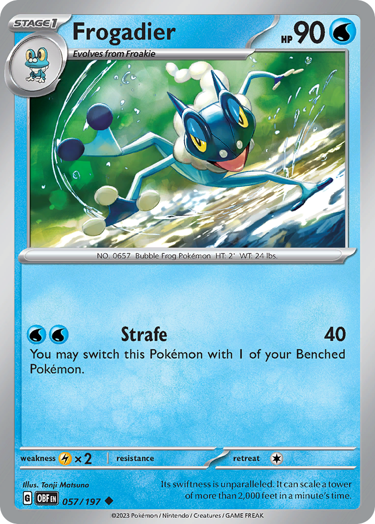 Frogadier card scan