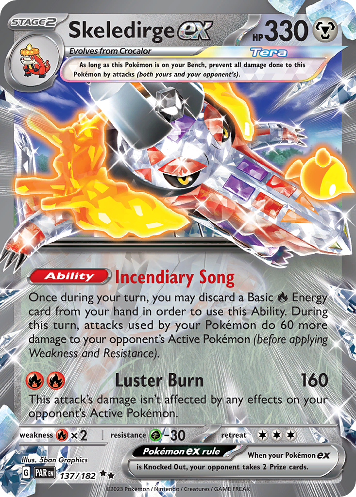 Skeledirge ex card scan