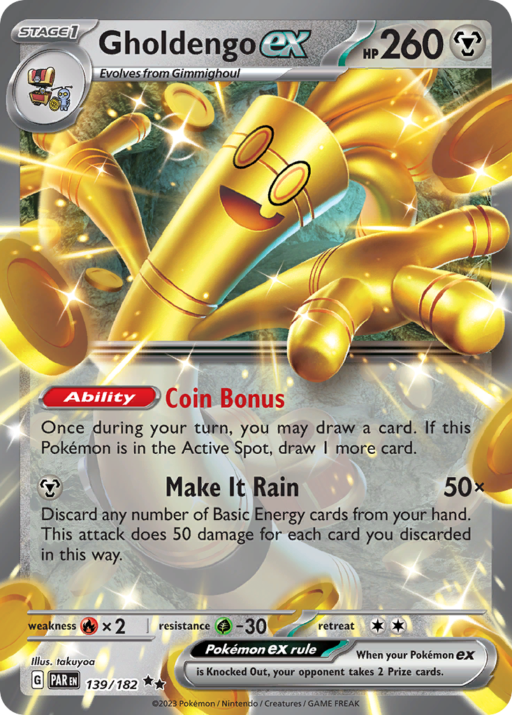 Gholdengo ex card scan