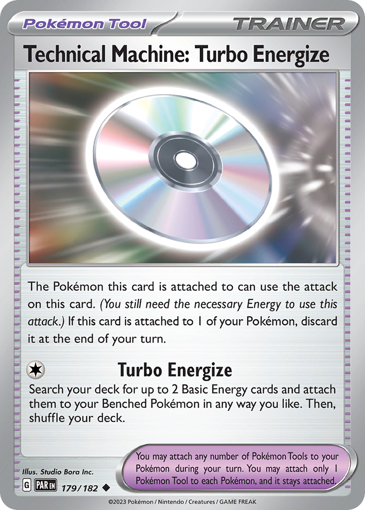 Technical Machine: Turbo Energize card scan
