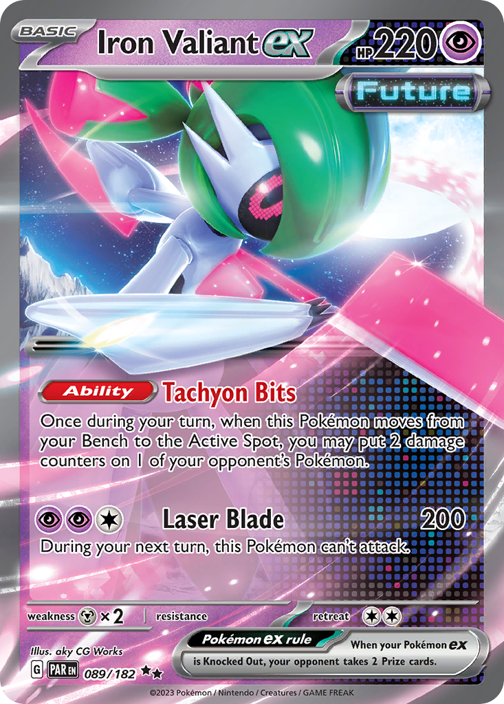 Iron Valiant ex card scan