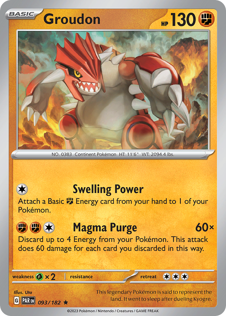 Groudon card scan